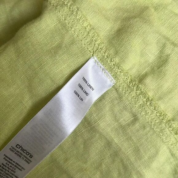 Drape Front Linen Jacket - Picture 8 of 9